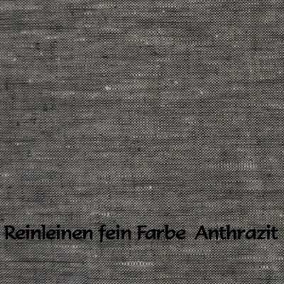 Reinleinen fein Anthrazit