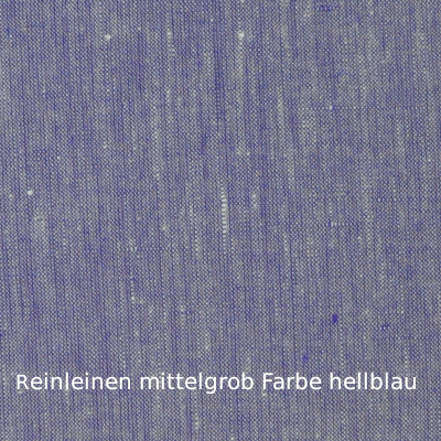 Reinlienen mittelgrob hellblau